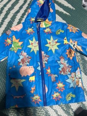 Disney Blue Toy Story Kids Raincoat